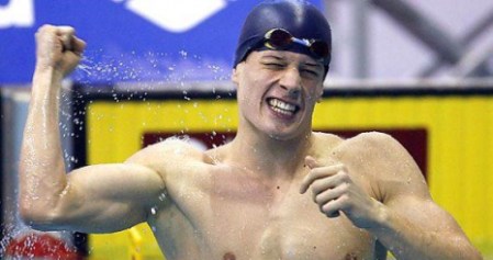 Gyurta Dániel világbajnok, olimpiai aranyérmes úszó