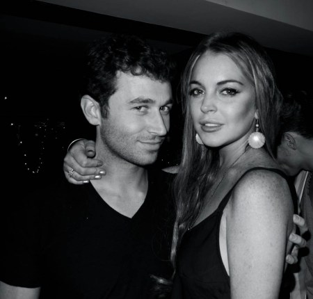 Lindsay Lohan amerikai színésznő és James Deen pornós