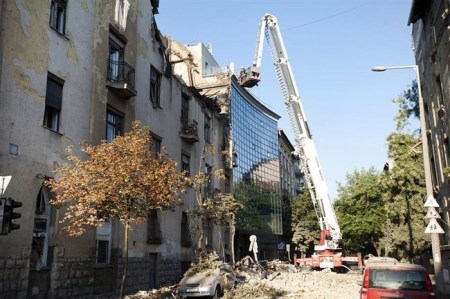 Felrobbant óbudai ház 2013. augusztus 7-én