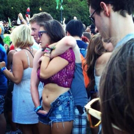 Petting a chicagói Lollspalooza fesztiválon 2013. augusztus 3-án