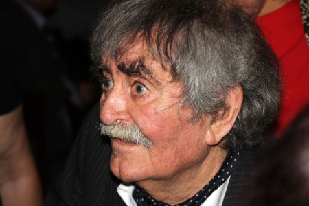  Juhász Ferenc Kossuth-díjas költő a Petőfi Irodalmi Múzeumban 2013. szeptember 10-én, ahol a költőt 85. születésnapja alkalmából köszöntötték