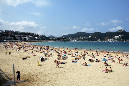 San Sebastian tengerpartja (Fotó: Mészáros Márton)