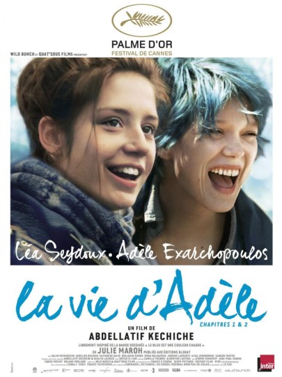 Az "Adéle élete" (La Vie d'Adèle) című film francia plakátja