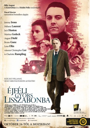 Éjféli gyors Lisszabonba című film magyar posztere