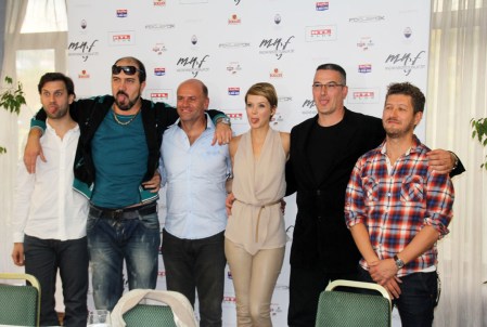 A Megdönteni Hajnal Tímeát című film sajtótájékoztatóján a budapesti Körszállóban 2013. október 1-jén (Fotó: Mészáros Márton)