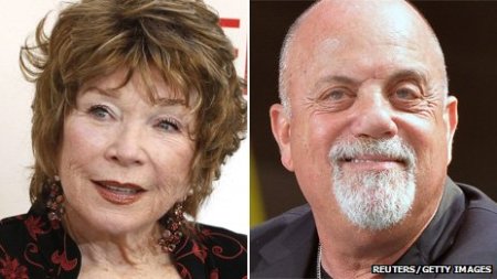 Shirley MacLaine Oscar-díjas amerikai színésznő és  Billy Joel Grammy-díjas amerikai énekes 