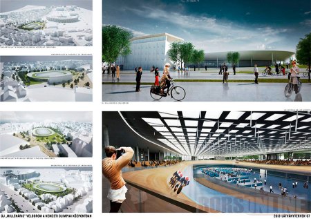 A Millenáris Velodrom látványterve (Forrás: Borsonline)