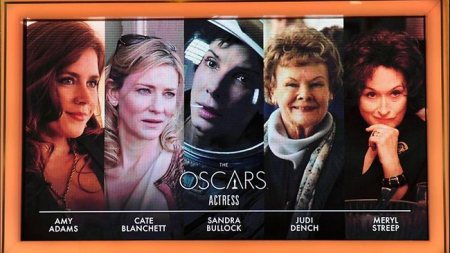 Amy Adams, Cate Blanchett, Sandra Bullock, Judi Dench és Meryl Streep - Legjobb női főszereplő kategória Oscar-jelöltjei 2014-ben