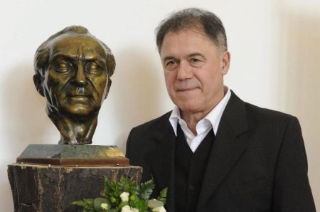 Gáspár Sándor Kossuth-díjas színművész a makói Hagymaházban 2014. február 9-én