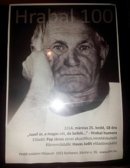 100 éve született Bohumil Hrabal cseh író