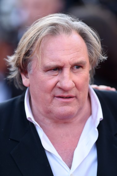 Gérard Depardiue francia színész a cannes-i filmfesztiválon 2014. május 20-án