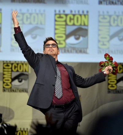 Robert Downey Jr. amerikai színész a Comic Con fesztiválon 2014 júliusában