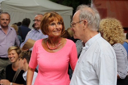 Lendvai Ildikó, az MSZP korábbi elnöke a Pozsonyi Piknik rendezvényen a budapesti Pozsonyi úton 2014. szeptember 6-án (Fotó: Mészáros Márton)